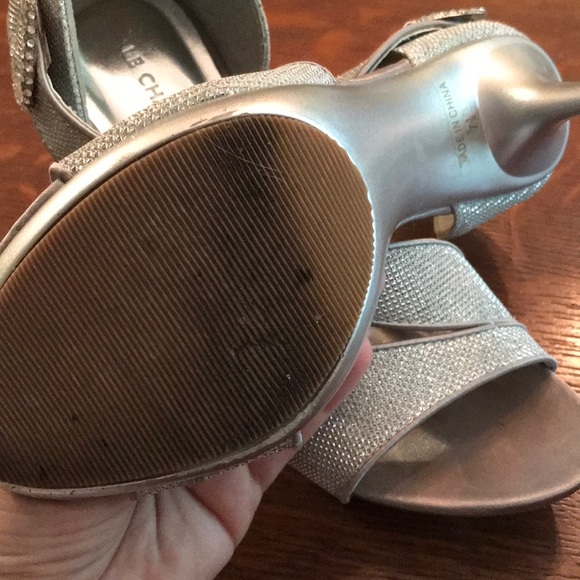 Silver platform sandals - Picture 3 of 3